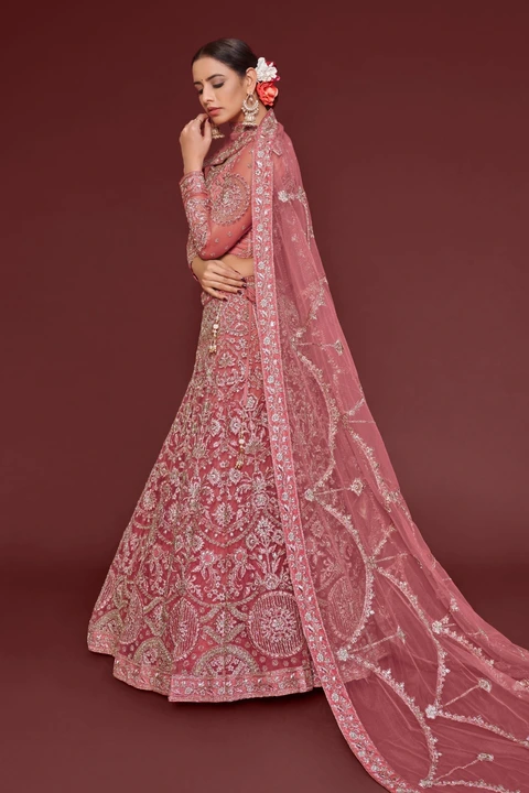 Heavy embroidery bridal lehenga  uploaded by Rajershi Store on 6/23/2023