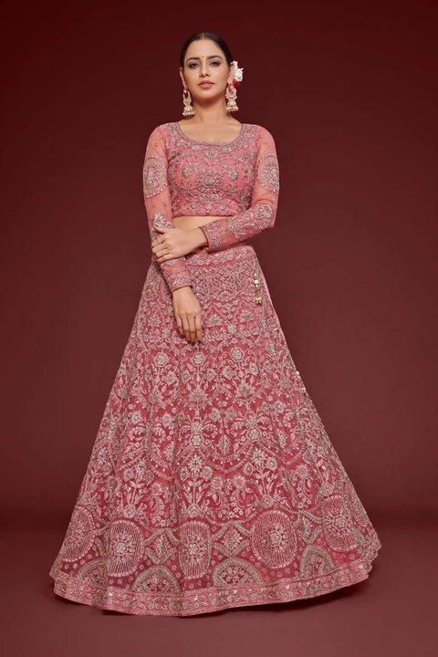 Heavy embroidery bridal lehenga  uploaded by Rajershi Store on 6/23/2023