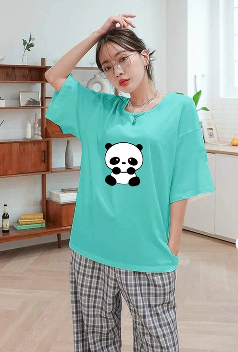 Drip shoulders tshirt for women  uploaded by Parthsarthi trading on 6/23/2023