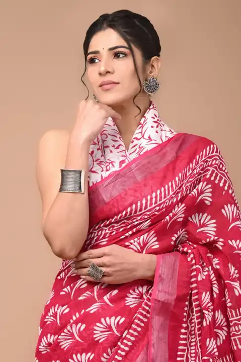 New Cotton sulb (Linan) Sarees  uploaded by SHREE GOVIND COLLECTION on 6/23/2023