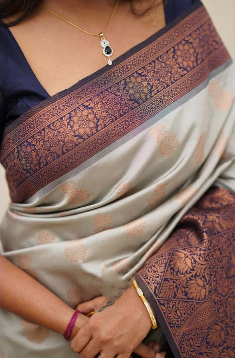 Soft Silk Coper Jari design  uploaded by Rang Bhoomi on 6/23/2023