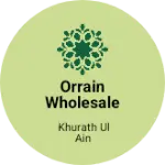 Business logo of Orrain wholesale