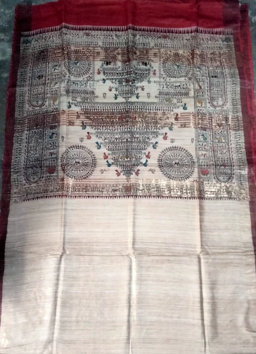 Visiting card store images of Decent silk saree