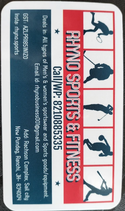 Visiting card store images of Rhyno Sports & Fitness