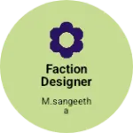 Business logo of Faction designer