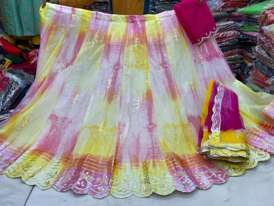 Today new collection 
Super duper    sale Color lehnga
🌠🌹🌹🌹🌹🌹
NEW LAUNCH  beautiful florant co uploaded by Gota Patti manufacturing on 6/23/2023