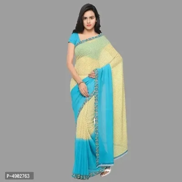 Attractive Georgette Printed Daily Wear Sarees uploaded by business on 6/24/2023