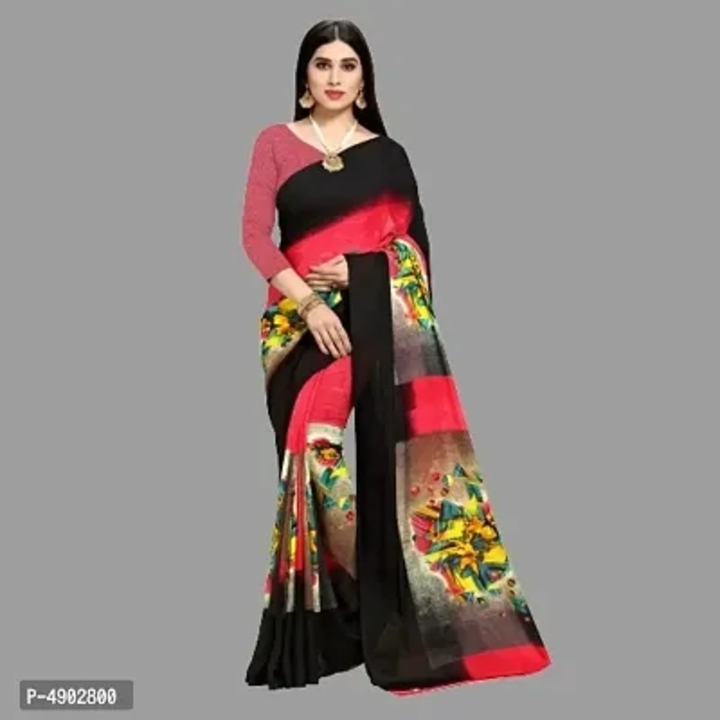 Attractive Georgette Printed Daily Wear Sarees uploaded by wholsale market on 6/24/2023