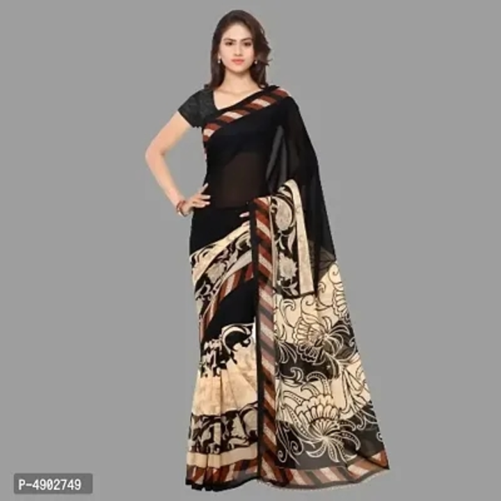 Attractive Georgette Printed Daily Wear Sarees uploaded by wholsale market on 6/24/2023