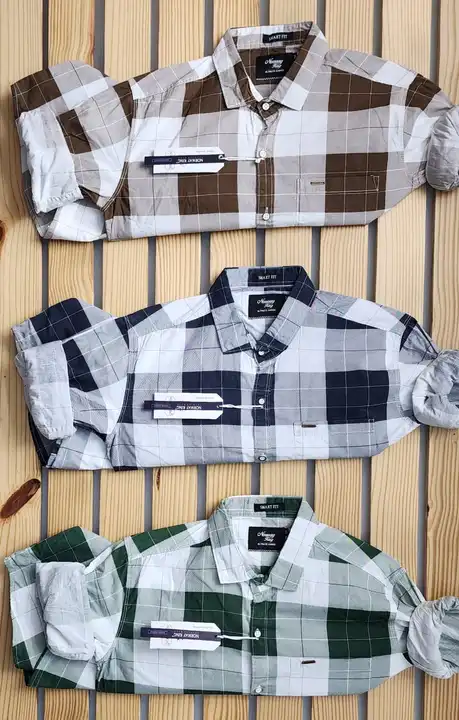 Men's light color check shirts uploaded by Mahalaxmimobiles  on 6/24/2023