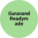 Business logo of Guranand readymade garments