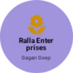 Business logo of Ralla enterprises