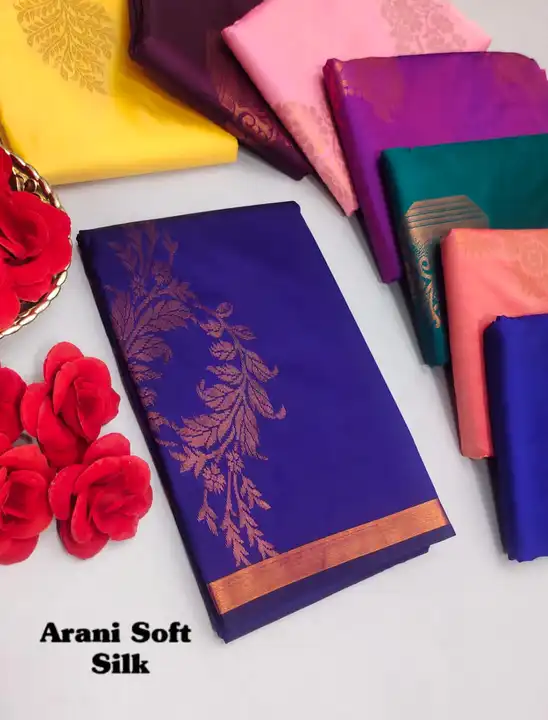 Post image 🍁 *Arani special soft silk sarees* 🍁

🍁 *_Zari Buttas weaving.._* 

🍁 *_Contrast blouse.._* 

🍁 *_Zari weaving Grand pallu.._* 

🍁 *_Price 1000+$.._* 

🍁 *_Texture: very soft.._* 

🍁 *_Excellent quality.._* 👌👌

✌✌ *_Ready Stock.._*✌️✌️
  
 Note
      *All photos are original picture of the saree..*
