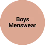Business logo of Boys menswear