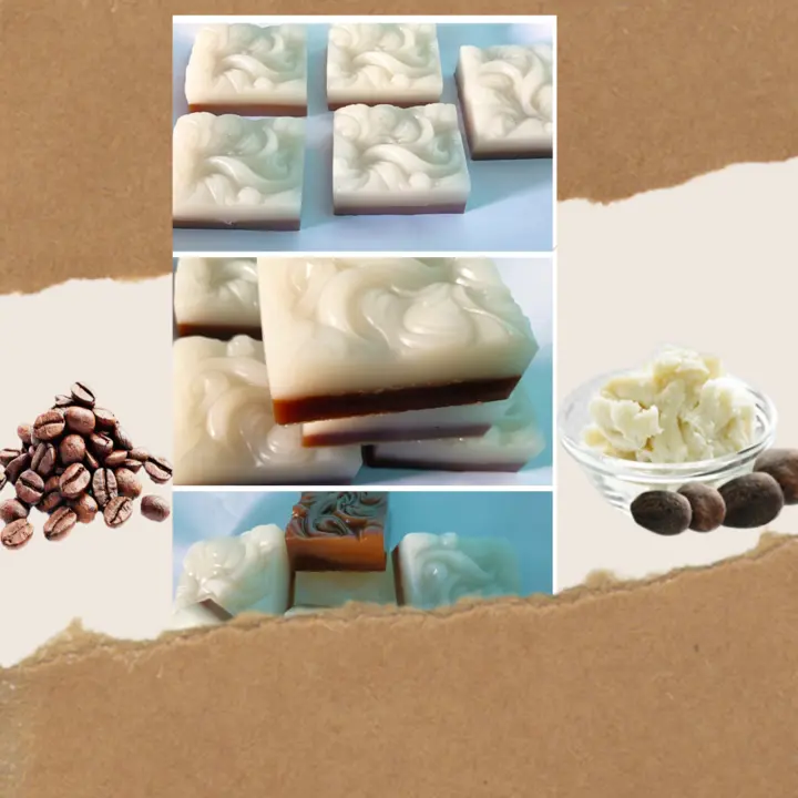 Shea butter coffee soaps  uploaded by business on 6/24/2023