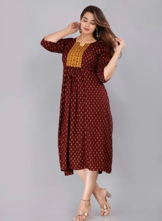 Gown kurti  uploaded by Shree shyam garments on 6/24/2023