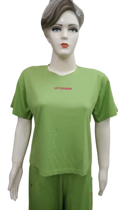 Hey human  light green top & lower uploaded by Vardaan clothing Co. on 6/24/2023