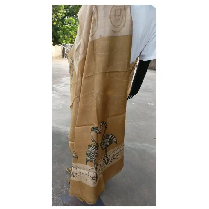 Tussar silk saree uploaded by Dabu_dera on 6/24/2023