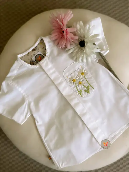 Cotton shirt for babies  uploaded by Royal chikankari on 6/24/2023
