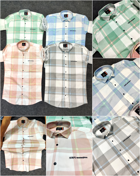 Harith Men's lycra checks for wholesale  uploaded by Siddhi Garments on 6/24/2023