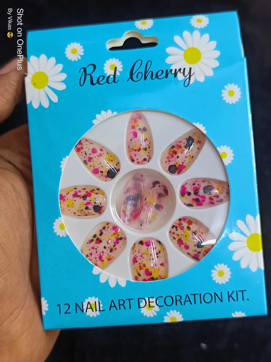 Fake nail set of 12pcs  uploaded by Shree Balaji Beauty & Care on 6/24/2023