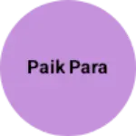 Business logo of Paik para