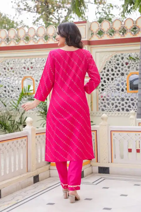 Embroidery a line kurti pent with dupatta  uploaded by Rabi creation on 6/24/2023