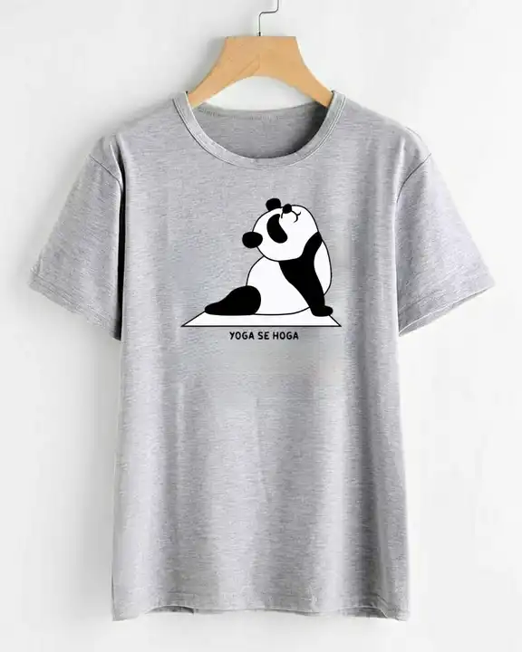Women T-shirt Half Sleeve cotton fabric for women printed  uploaded by Aasma Fashion Knitwear on 6/24/2023