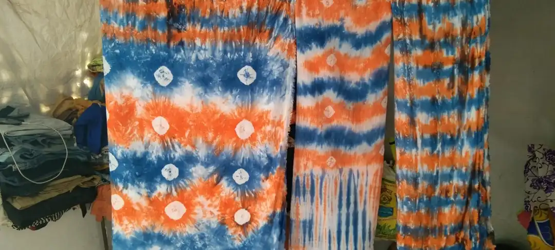 Reyon Tye dye suits material  uploaded by Samim suits collection on 6/24/2023