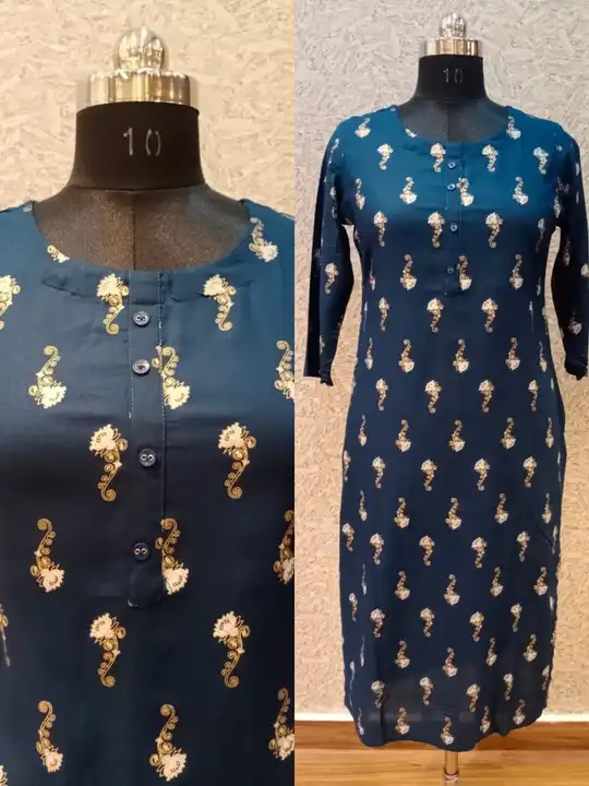 Printed kurti uploaded by business on 6/24/2023