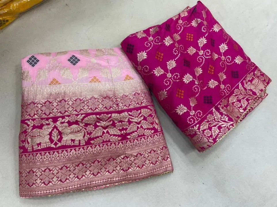 Pure banarasi dolo silk lahnga  uploaded by Style house on 6/24/2023
