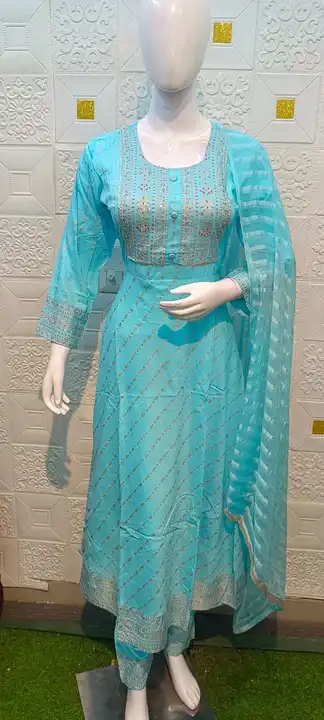 Anarkali suit  uploaded by Anupam kurti collection on 6/24/2023