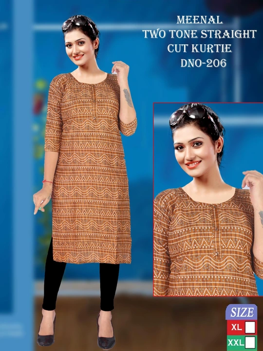 Two Tone Kurti uploaded by business on 6/24/2023