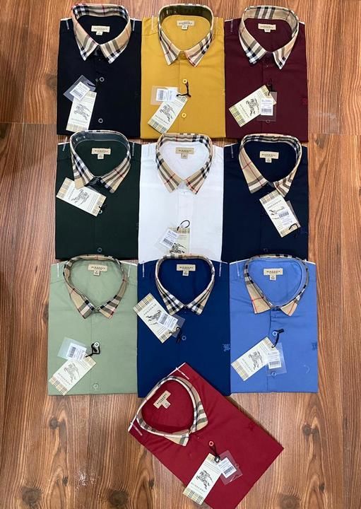 Burberry collar and cuff shirt uploaded by business on 3/15/2021