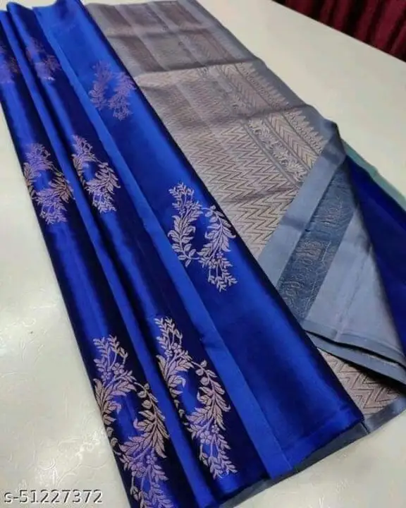 Litchi silk saree  uploaded by Ritika Internaational on 6/24/2023