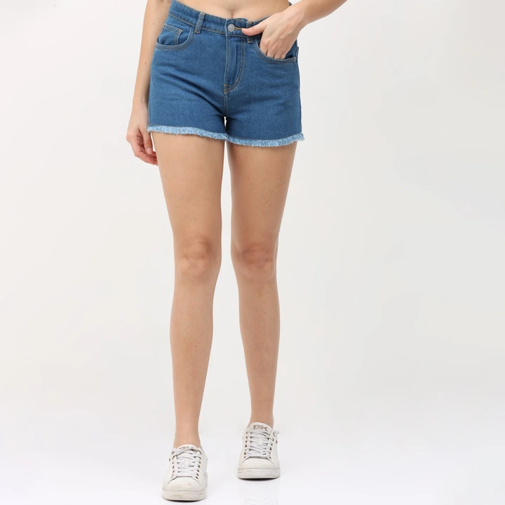 Bivich high rise denim shorts uploaded by business on 6/24/2023