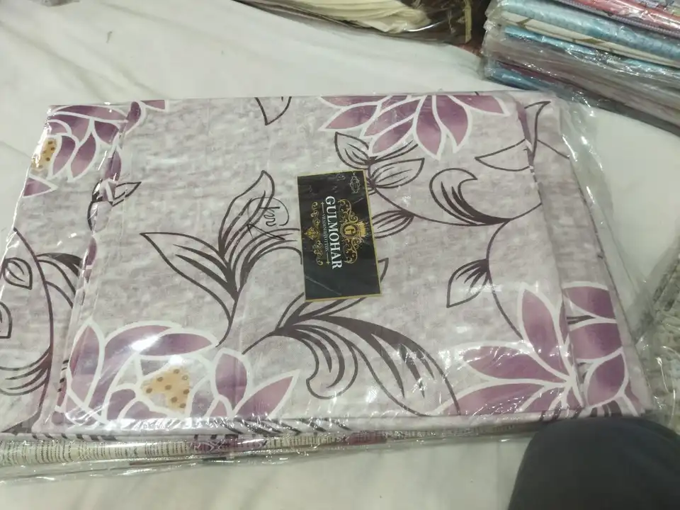 Gulmohar Company best quality bedsheet. Superior Pure cotton stuff. Size - 90*100 best for ur bed uploaded by Madhav handloom on 6/24/2023
