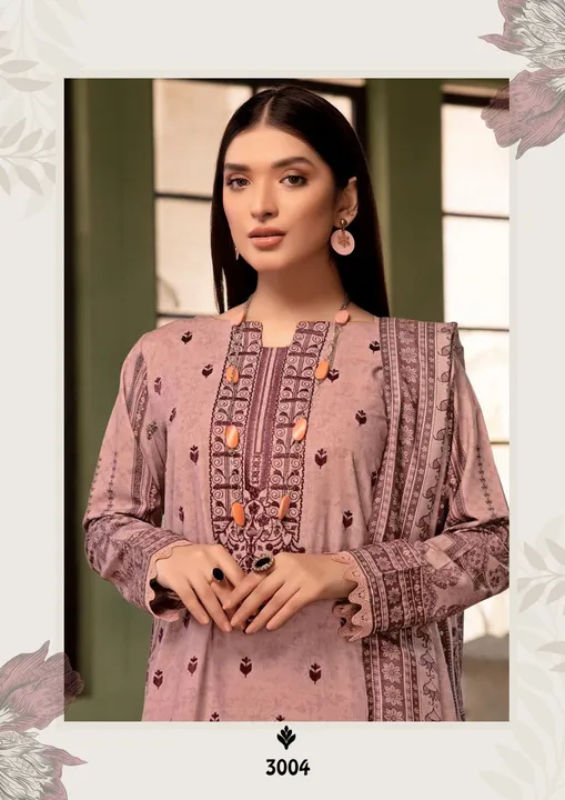 Maysha self embroidery vol 3(HSC(18/6) uploaded by Sayyeda collection on 6/24/2023