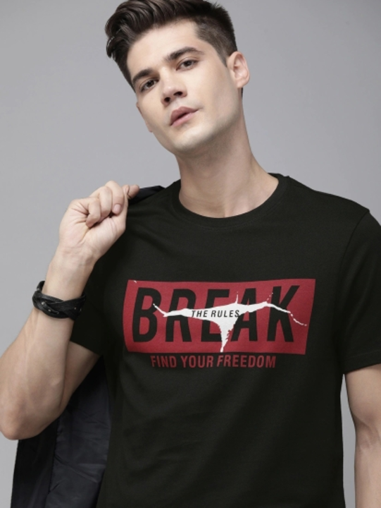 Printed Men Black T-Shirt

Color :Black

Type :Round Neck

Sleeve :Full Sleeve

Fabric :Cotton Blend uploaded by CrazzyCart on 6/24/2023