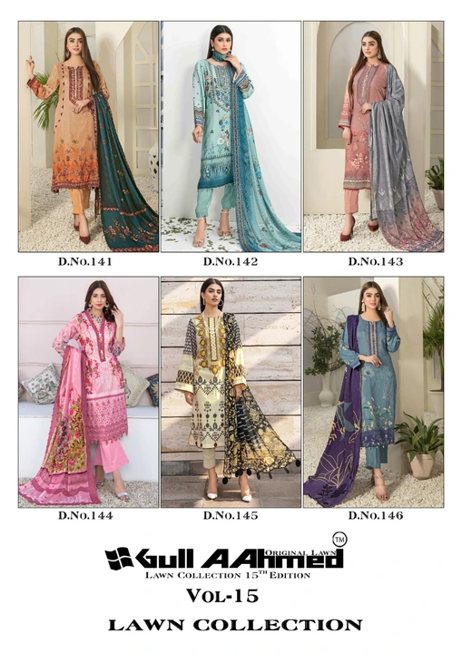 All Pakistani print cotton mix catalogue(HSC(17/6) uploaded by Sayyeda collection on 6/24/2023