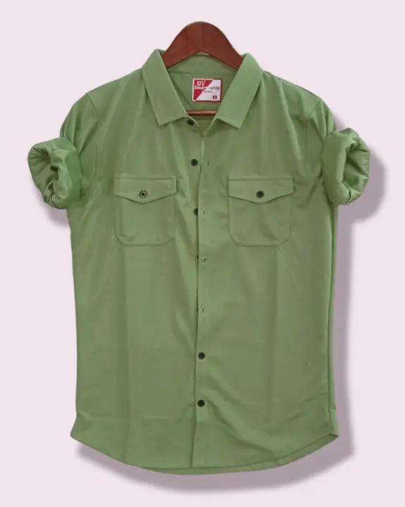 Double pocket shirts. MOQ 40 pce. fabric: twill.gsm: 230 uploaded by Sunbird garments on 6/25/2023