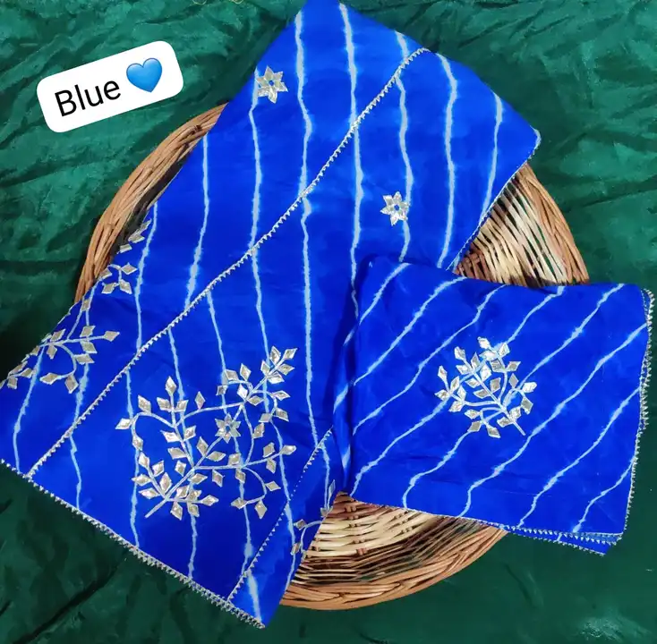 🕉️🕉️🕉️🔱🔱🔱🕉️🔱🔱

New lunching gota lehriya lehangha chunni 

👉Pure d chinon fabric with hand uploaded by Gotapatti manufacturer on 6/25/2023