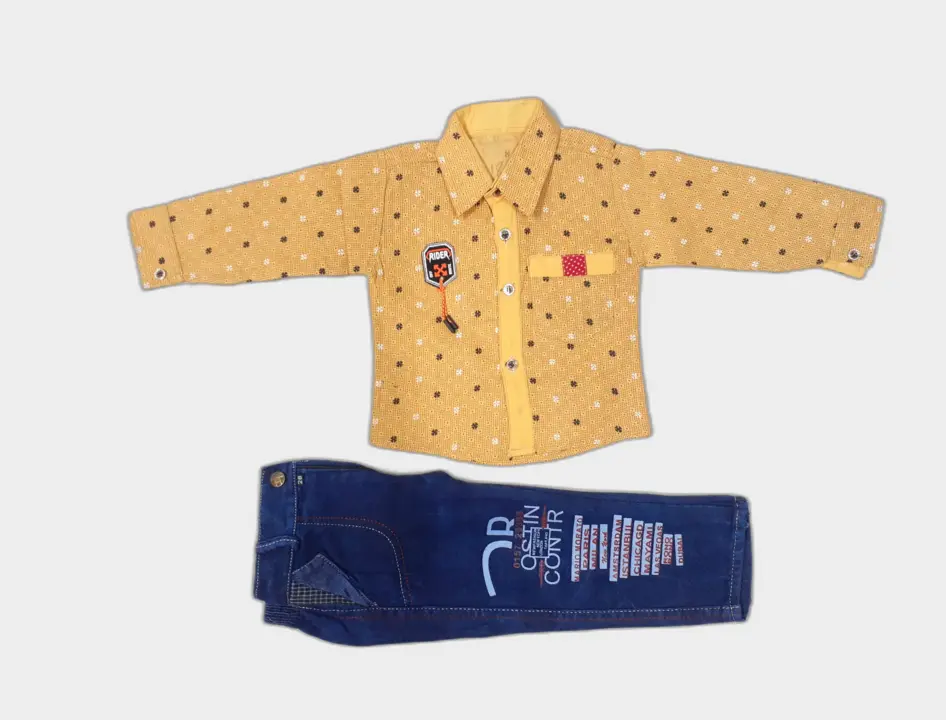 Kids shirts and jeans pant set uploaded by Abjal dresses on 6/25/2023
