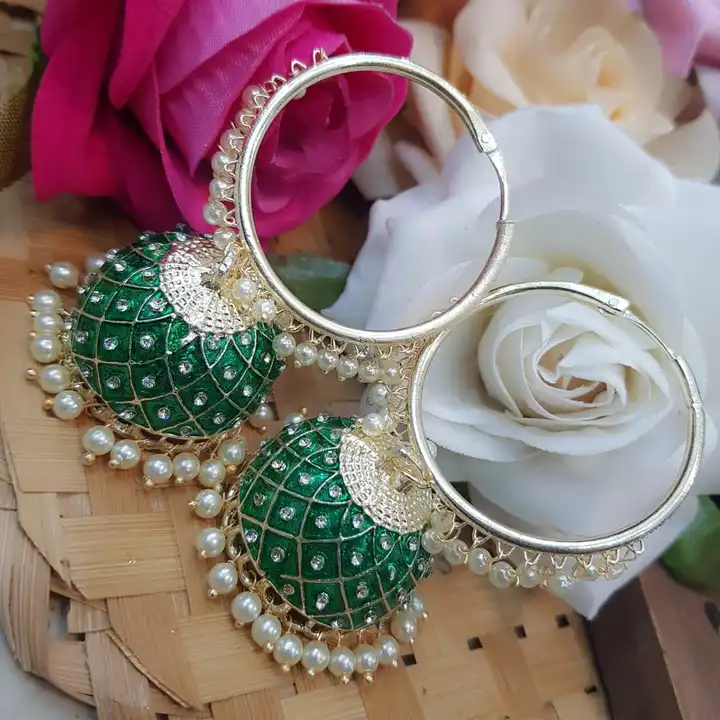 Jhumka earrings uploaded by Manath on 6/25/2023