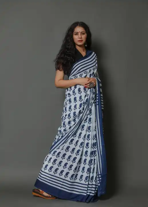 Ilena cotton mul mul saree uploaded by Aayushman Creations on 6/25/2023