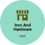 Business logo of Iron and hardware store