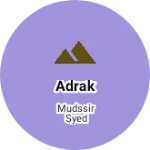 Business logo of Adrak
