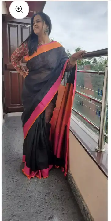 Linen Saree uploaded by Javed Handloom  on 6/25/2023