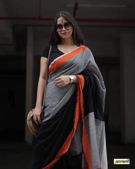 Linen Saree uploaded by Javed Handloom  on 6/25/2023