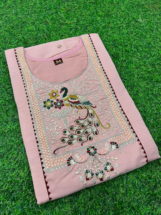 NEW DESIGN FANCY HAND WORK KURTI uploaded by business on 6/25/2023